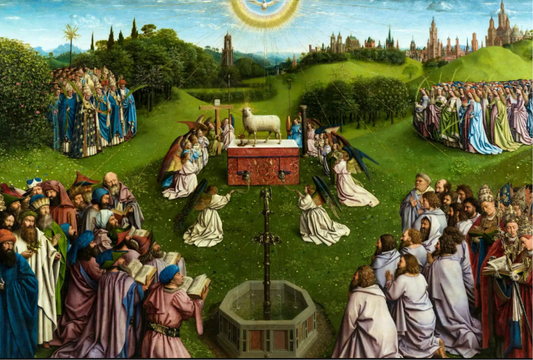 Adoration of the Mystic Lamb Mousepad - My Pinbacks