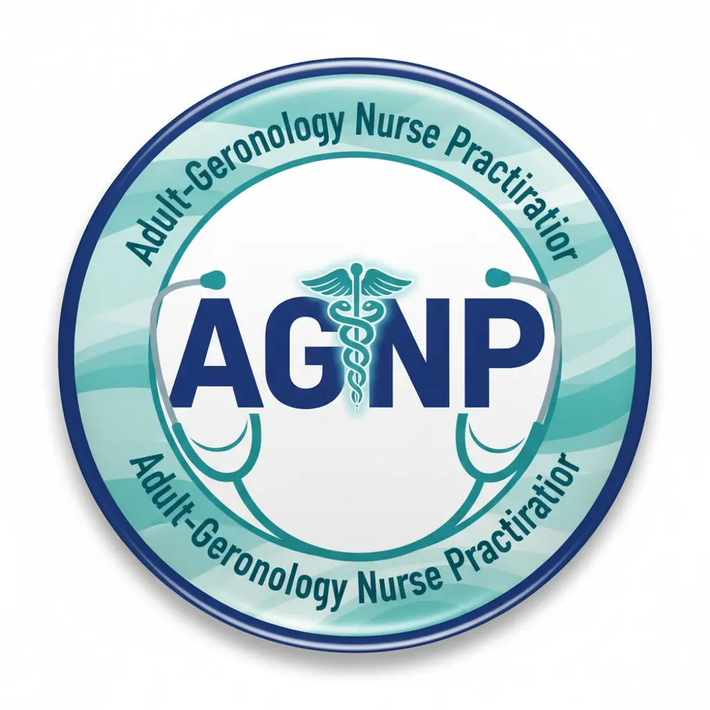 Adult-Gerontology Nurse Practitioner (AGNP) Pin Button 2.25-inch - mypinbacks.com