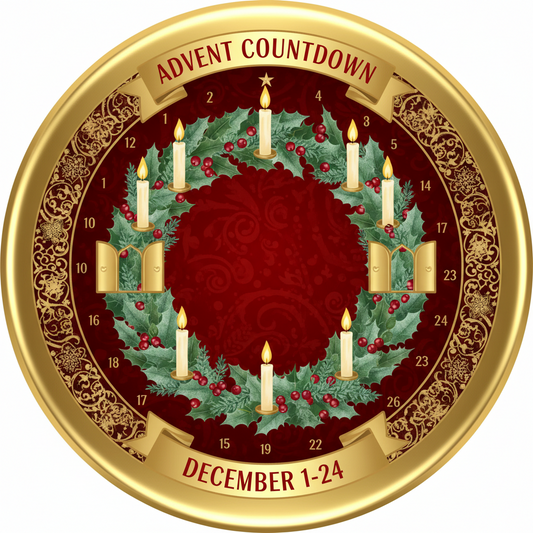 Advent (December 1-24) Pinback 2.25-inch