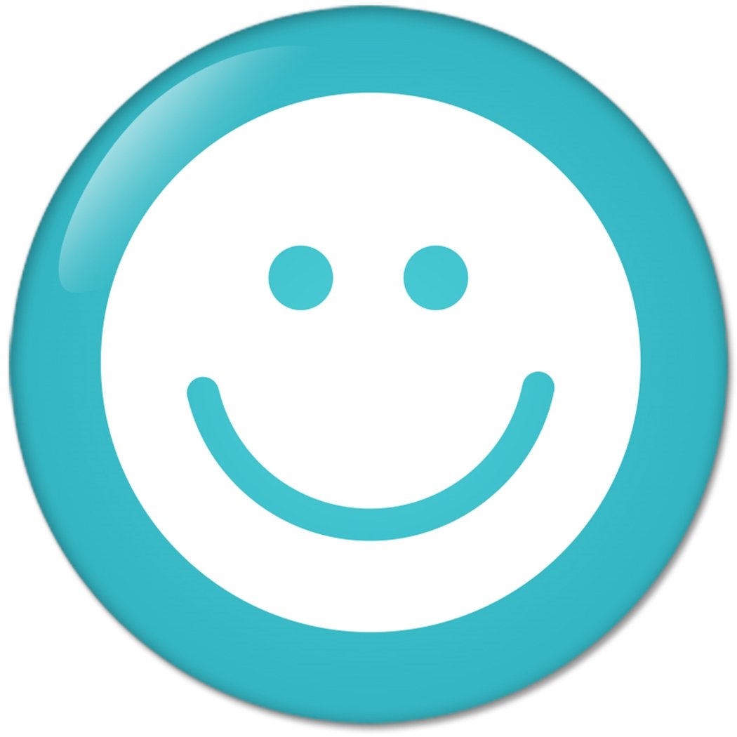 Face Emoticon Icon no.2 : Pinback Buttons 2.25 Inch (58mm) Default Title