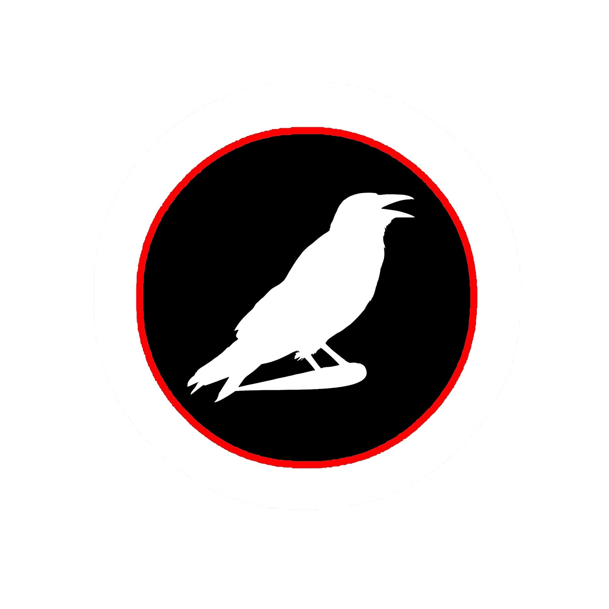 Raven silhouette Badge Pinback 2.25-inch Default Title
