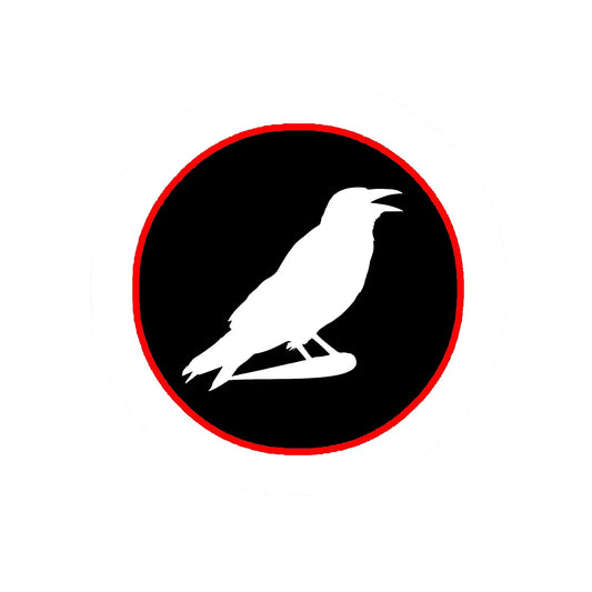 Raven silhouette Badge Pinback 2.25-inch Default Title