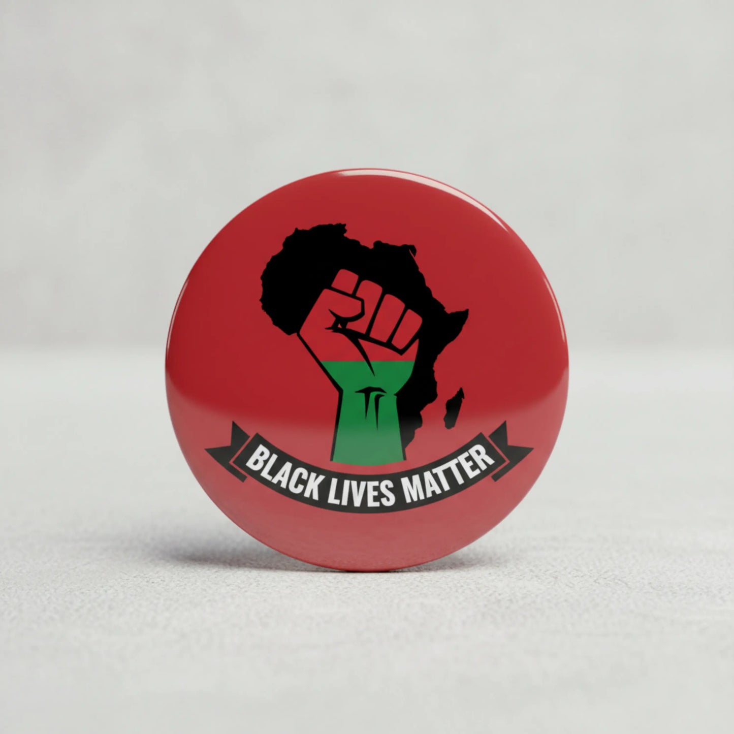 Africa Black Pride Fist BLM Black Lives Matter Pinback 2.25-inch