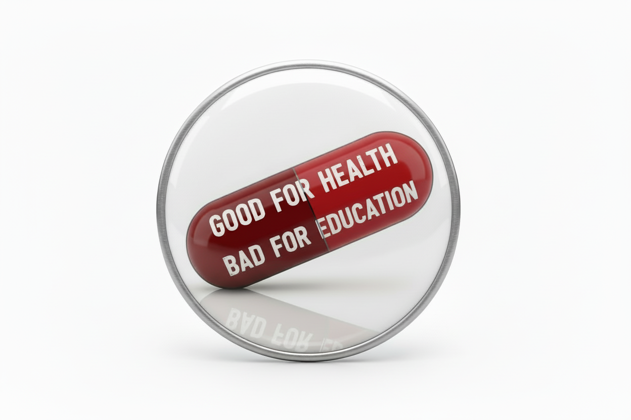 AKIRA Good For Health, Bad For Education Pinback 2.25-inch