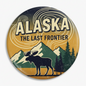 Alaska Nifty State Vintage Pinback 2.25-inch