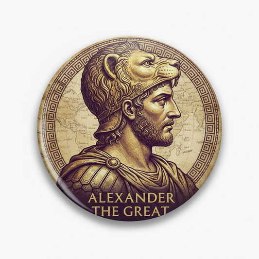 Alexander Great Macedon Pinback 2.25-inch
