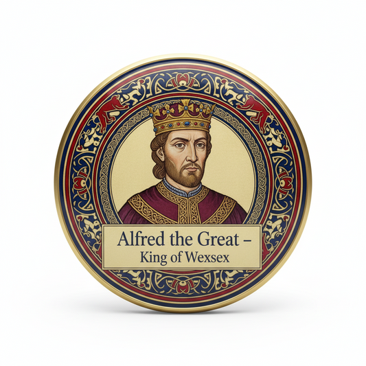 Alfred the Great King Wessex Pinback 2.25-inch