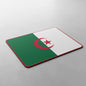 Algeria flag mousepad with red border and crescent star
