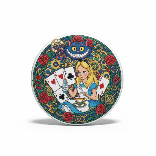 Alice In wonderland Pinback 2.25-inch
