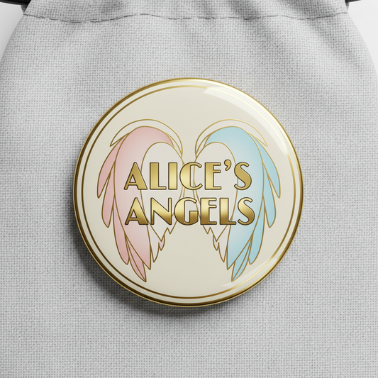 Alices Angels custom Pinback 2.25-inch