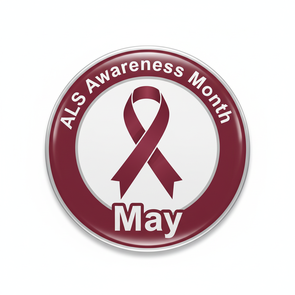 ALS Awareness Month (May) Pinback 2.25-inch