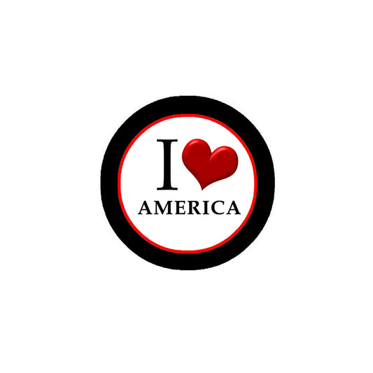 I Love America Pinback 2.25"