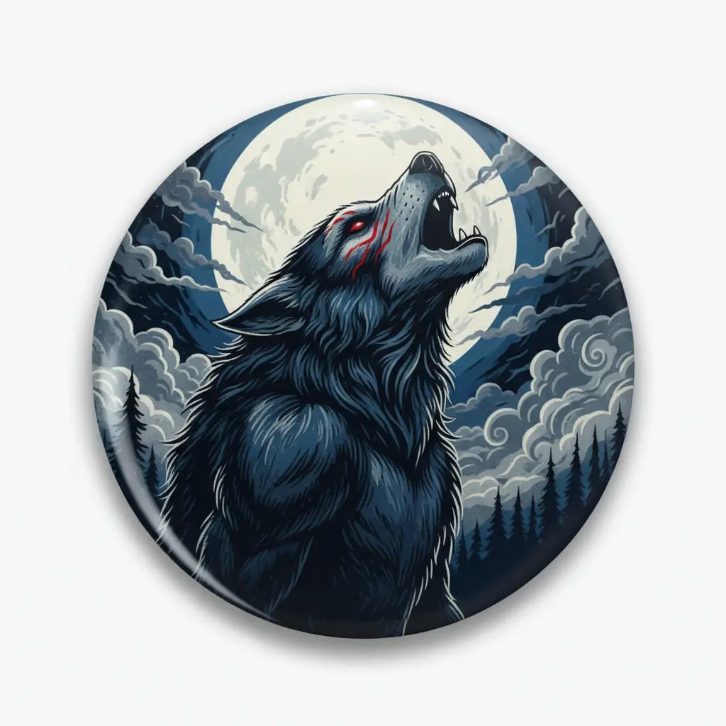 American Werewolf Pinback 2.25-inch