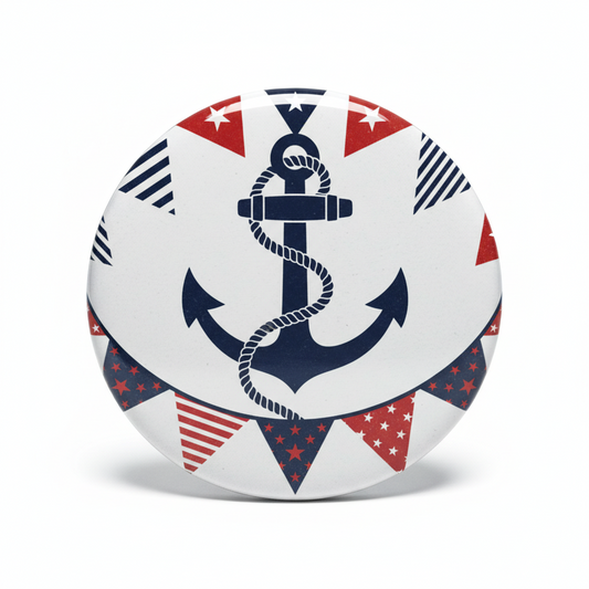 Anchor Bunting Pinback 2.25-inch