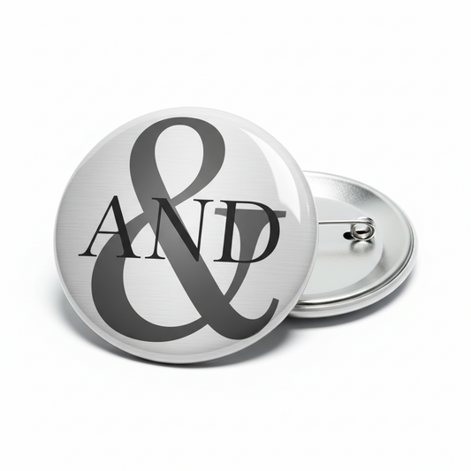 And Pinback 2.25-inch