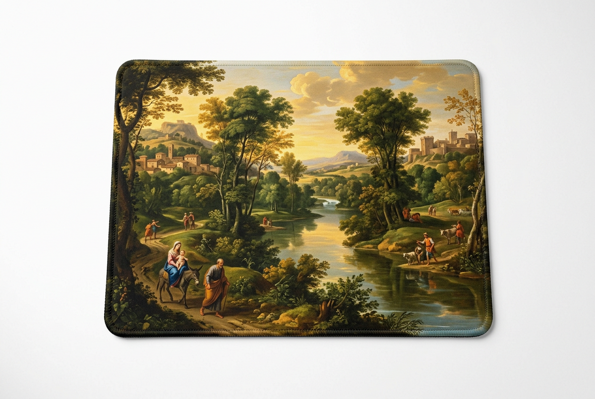 Annibale Carracci River Landscape Mousepad