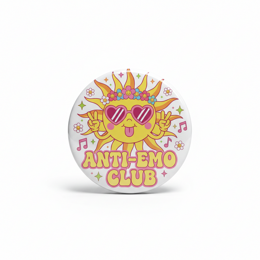 Anti EMO Club Pinback 2.25-inch