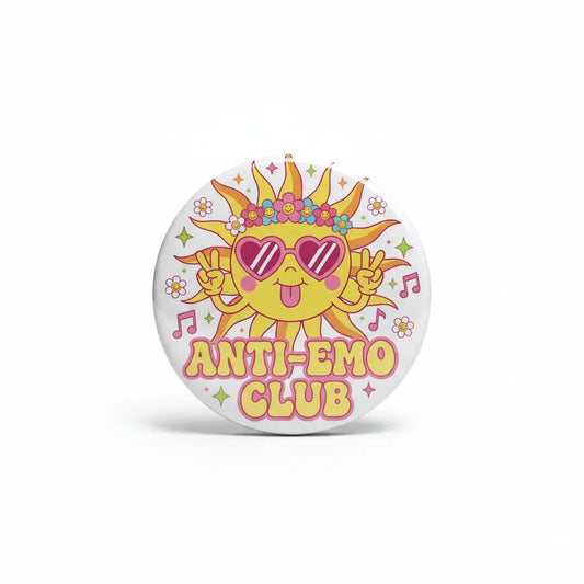 Anti EMO Club Pinback 2.25-inch - My Pinbacks