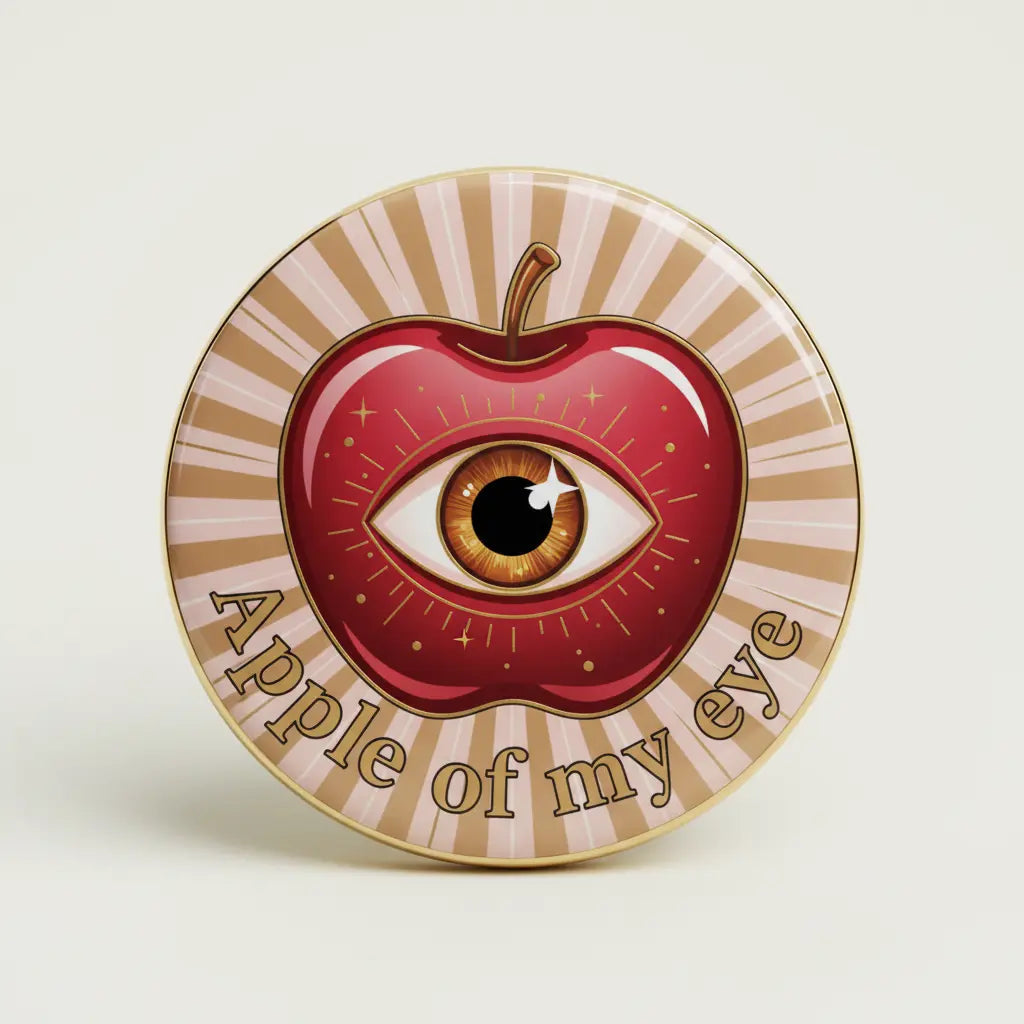 Apple of my eye Idiom Pinback 2.25-inch - My Pinbacks