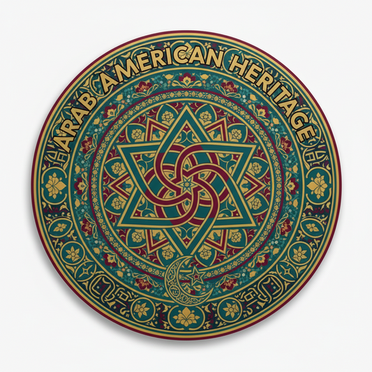 Arab American Heritage Pinback 2.25-inch