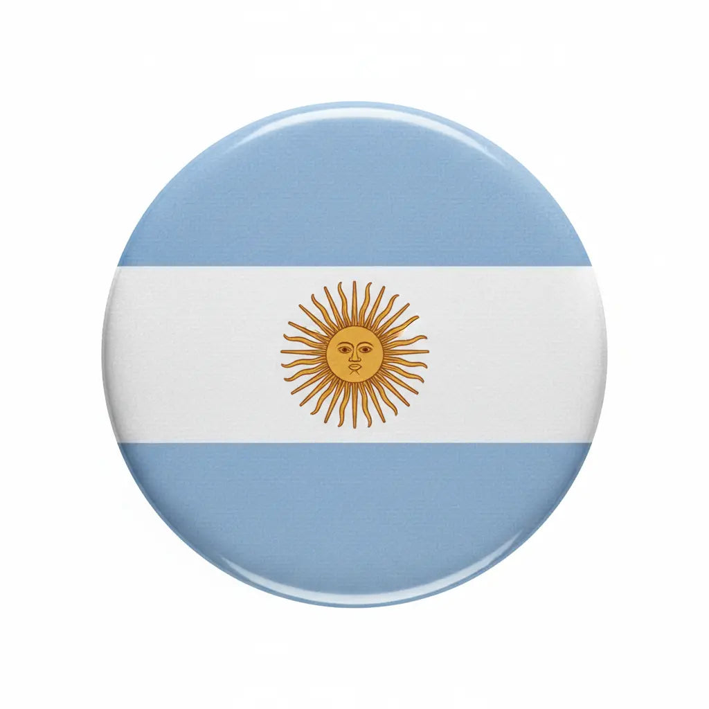 10 Pcs Argentina Flag Pinback 2.25-inch