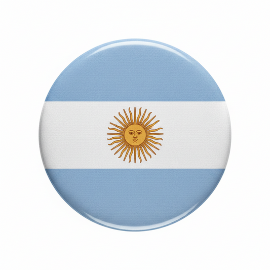 10 Pcs Argentina Flag Pinback 2.25-inch