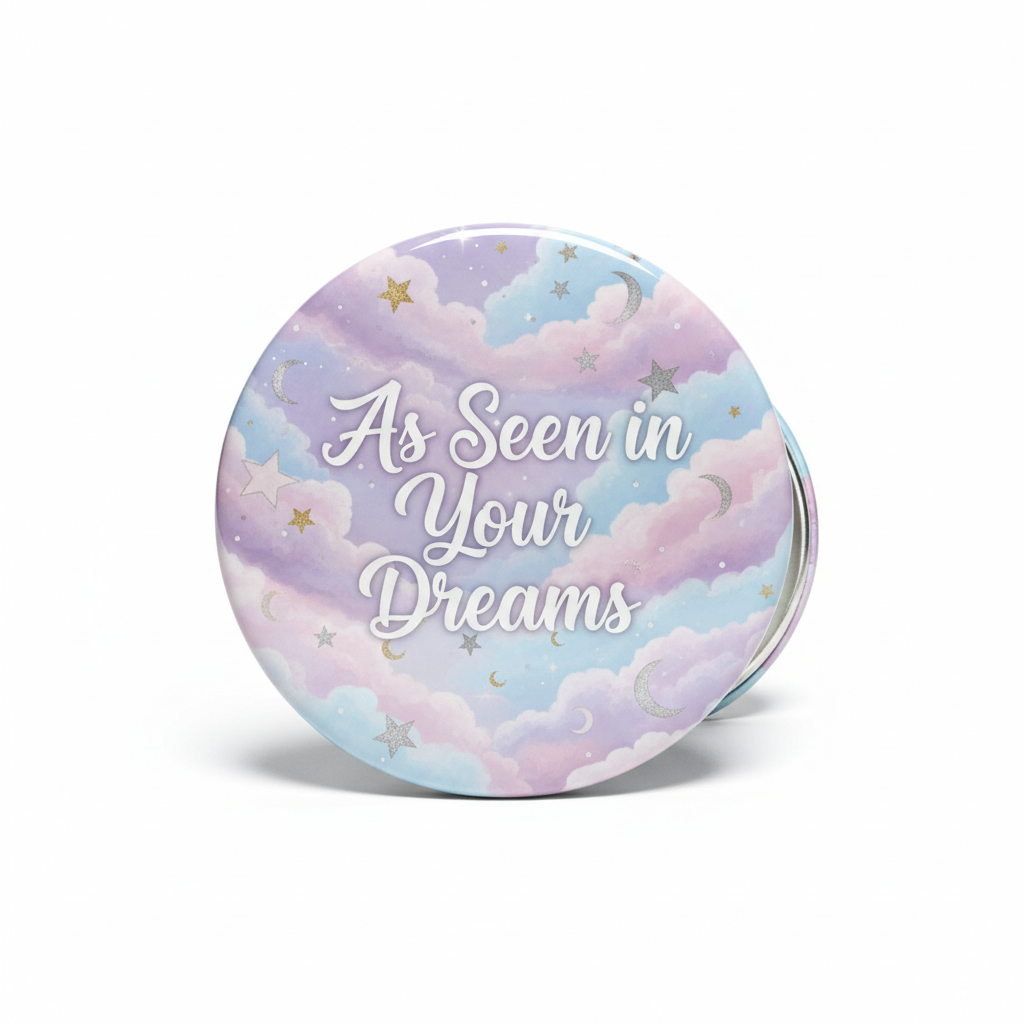 As Seen in Your Dreams Pinback 2.25-inch