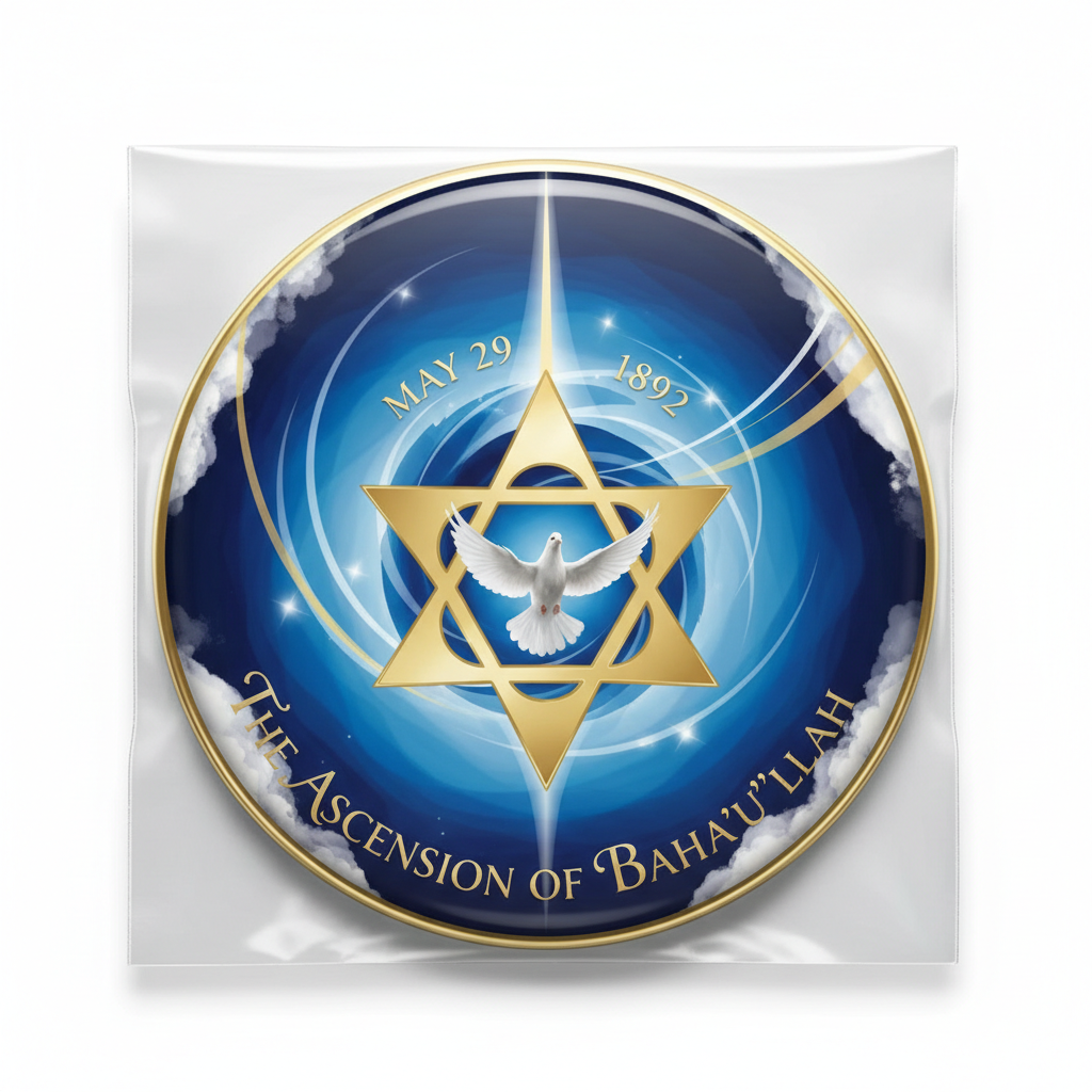 Ascension if Baha'U'llah (May 2) Pinback 2.25-inch