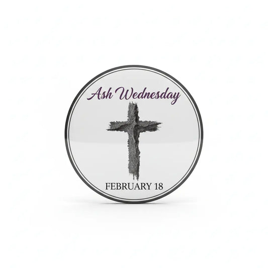 Ash Wednesday (February 18) Pinback 2.25-inch