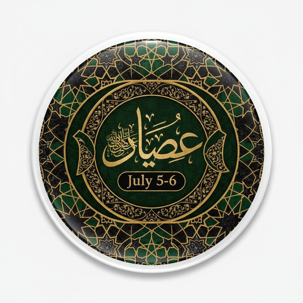 Ashura (July 5-6) Pinback 2.25-inch