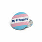Ask me about My Pronouns Transgender Pinback 2.25-inch - My Pinbacks