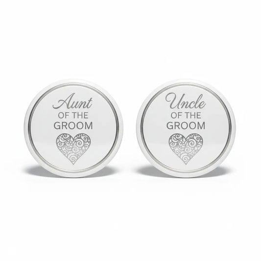 Aunt and Uncle of the Groom Pinbacks 2.25-inch - My Pinbacks