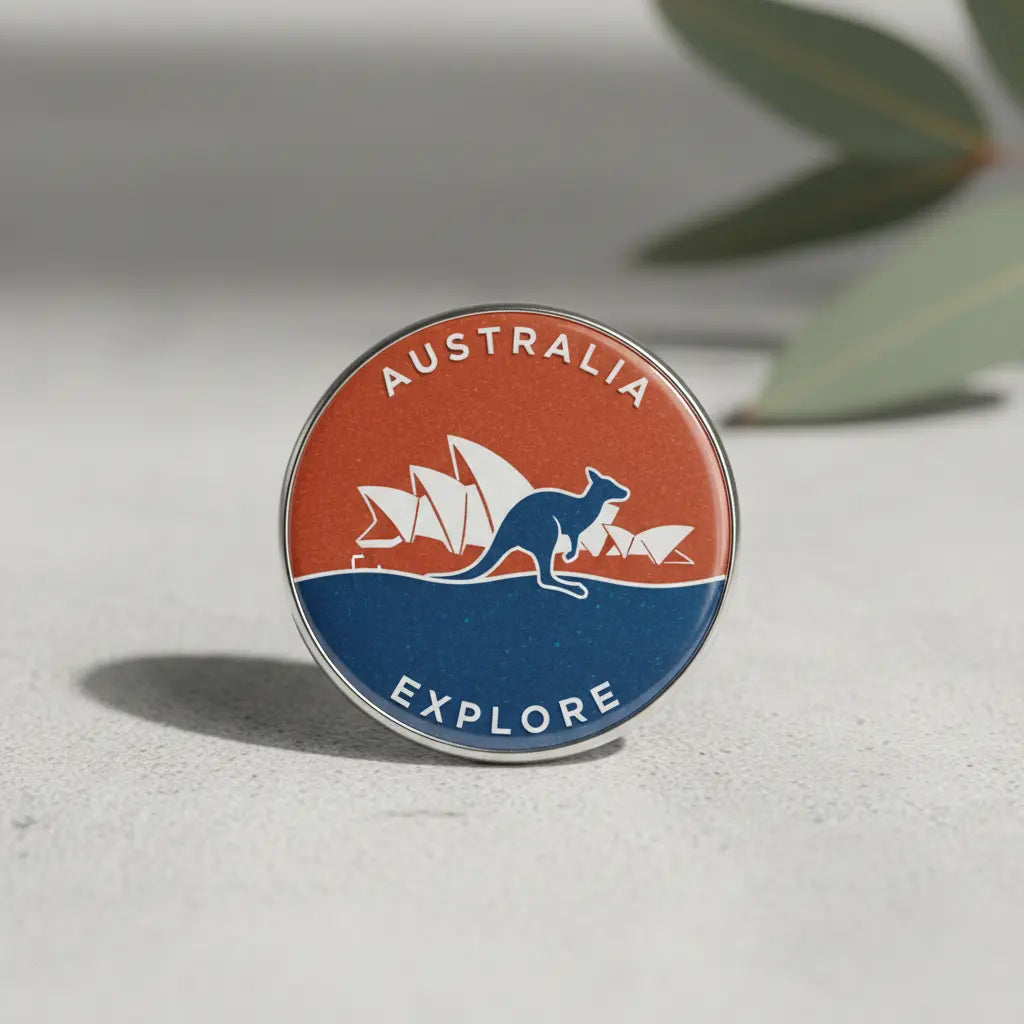 Australia Pinback 2.25-inch