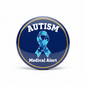 Autism ID Child or Adult Medical Alert Pinback 2.25-inch