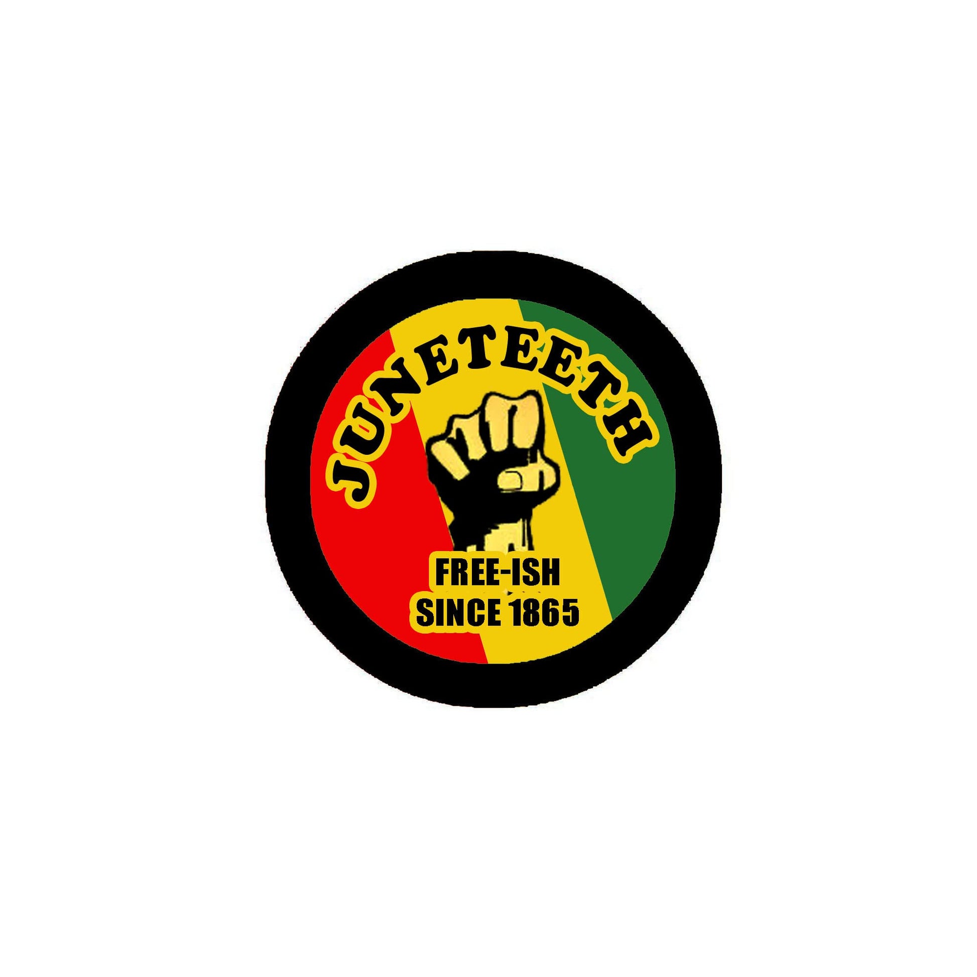 100 Pcs Set Juneteenth National Independence Day Pinback Button 2.25-inch Free-ish since 1865 Default Title