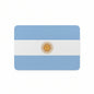 Argentina flag mouse pad, blue-white-blue stripes with golden sun emblem in center