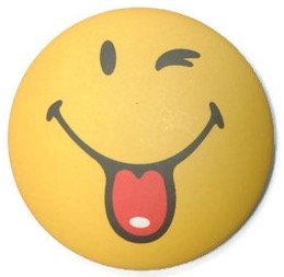 Chic Funny Smile Emoticon Pin Badge Button 1.75 Inches #1