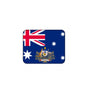Australia flag mousepad with blue field, Union Jack, stars, and coat of arms