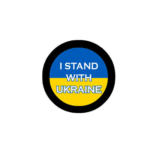 10 Pcs I Stand with Ukraine 2.25" Pinback for Jackets, Backpack, hats