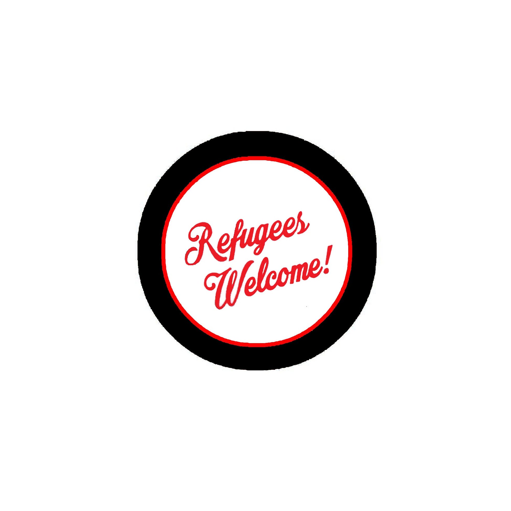 Refugees Welcome Pinback 2.25-inch Default Title