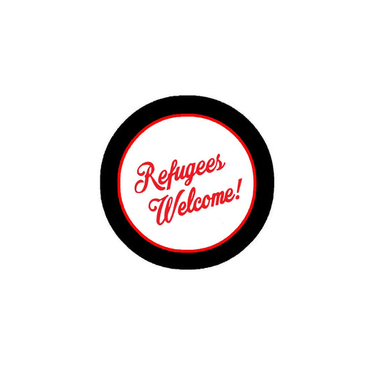 Refugees Welcome Pinback 2.25-inch Default Title