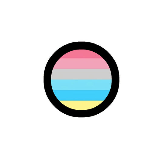 Genderflux Pride Flag Pinback 2.25-inch Default Title