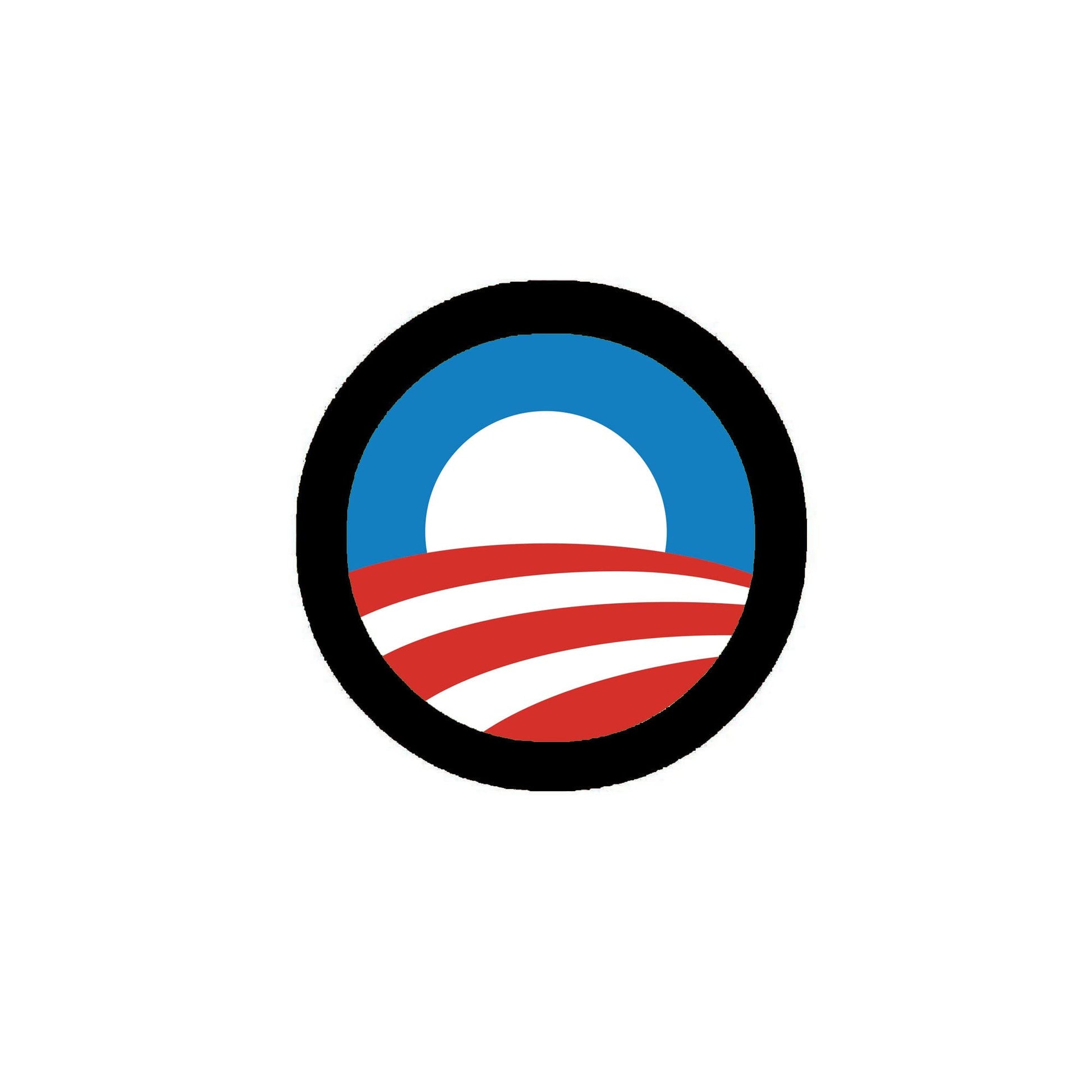 10 Pcs Barack Obama Logos Pinback 2.25-inch Default Title