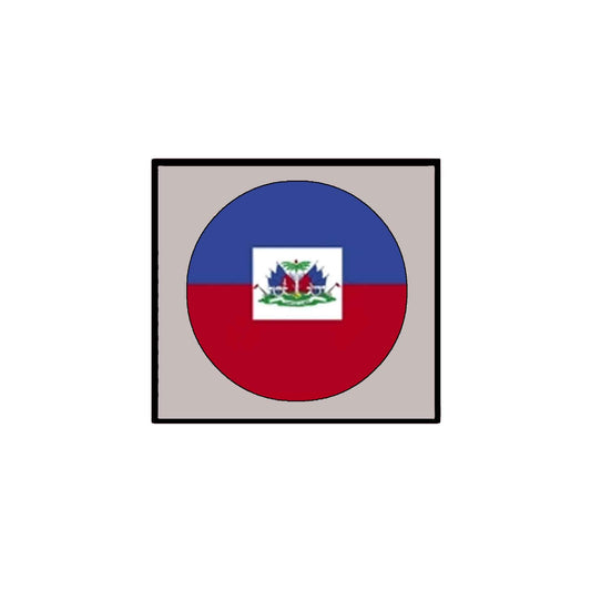 HAITI Flag 1.25-inch Pinback Button Pin Country Nationality Pride Default Title