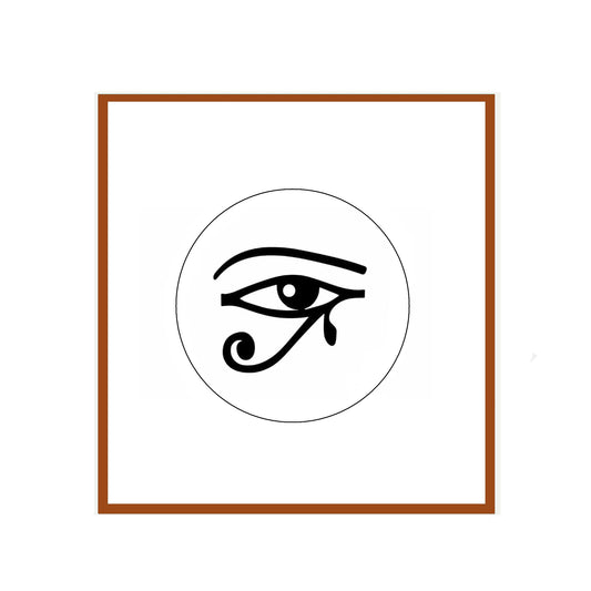 Eye of Ra Symbol Badge Reels Cute Felt Retractable Badge Reels 1.45-inch