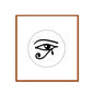 Eye of Ra retractable reel face: square card with circular black eye symbol