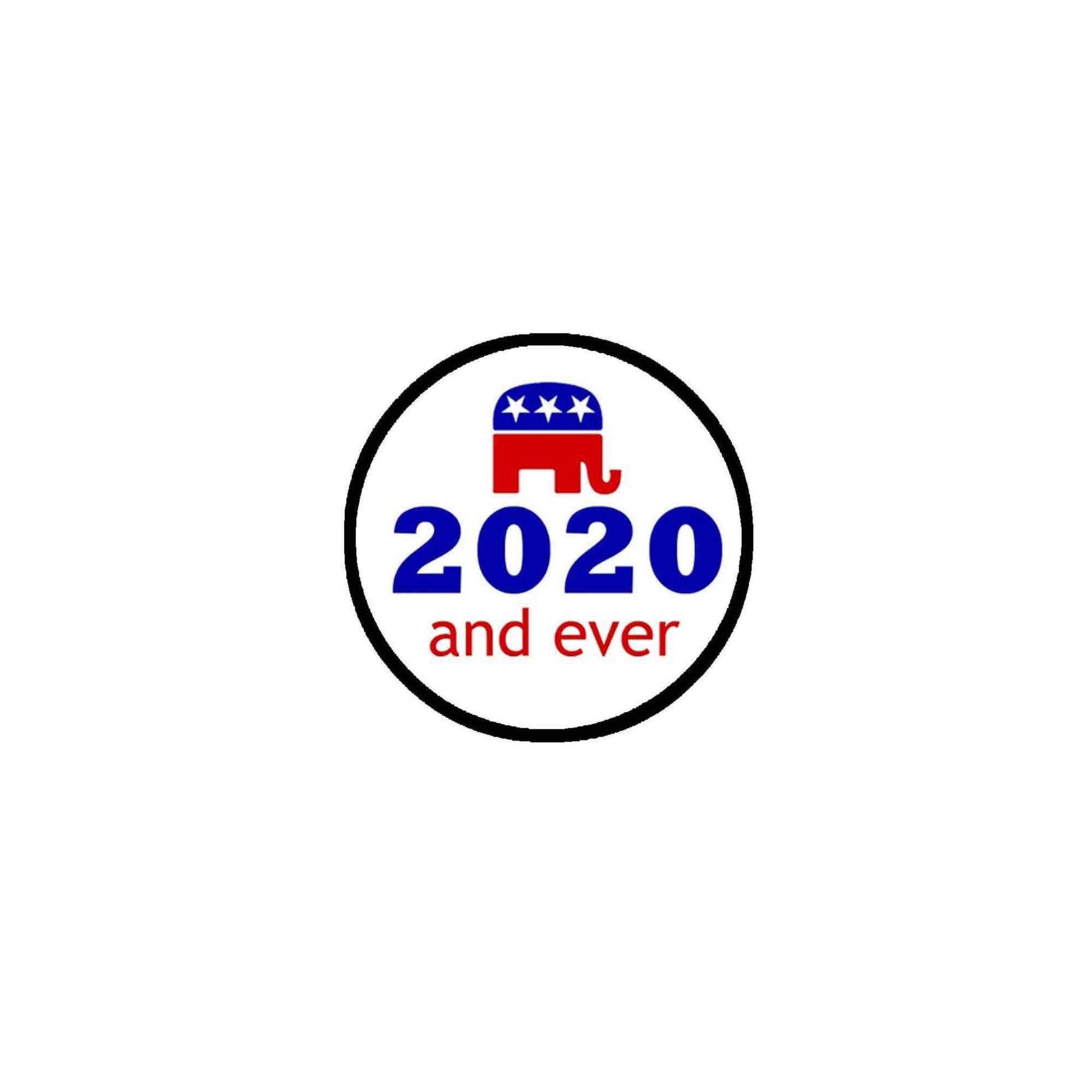 12 Pcs Republican 2020 and ever Pinback 2.25-inch Default Title