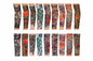 Set of arm sleeve tattoo art prints, assorted sleeve designs displayed in rows