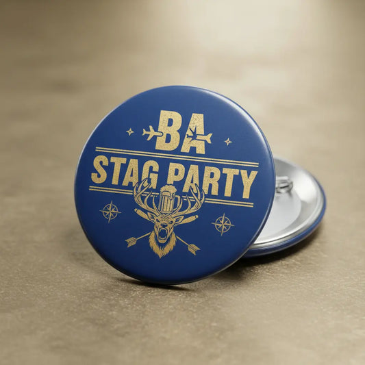 BA Stag Party Pinback 2.25-inch
