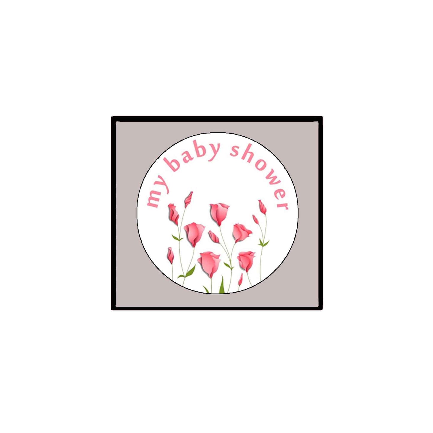 Ma broche Baby Shower Pinback 2,25"